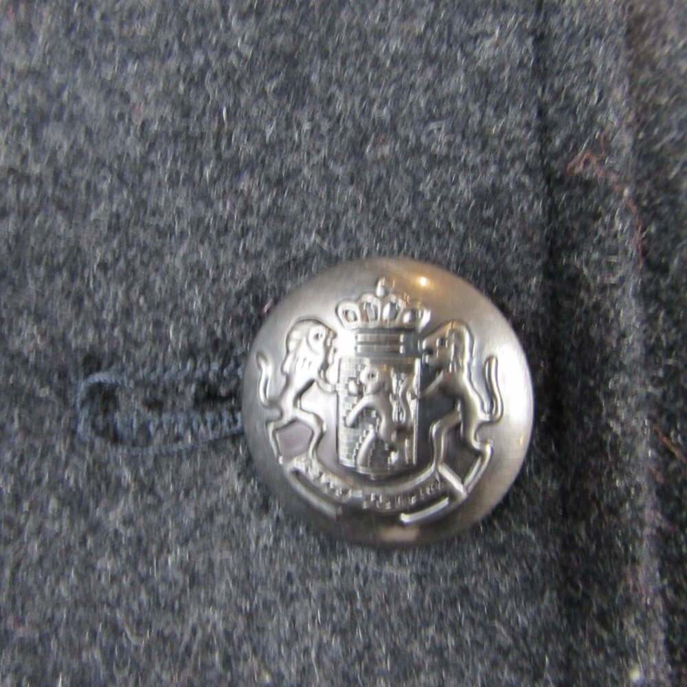 Betsey Johnson Womens Gray recycled wool double breasted leopared lined coat 6 - Picture 4 of 7